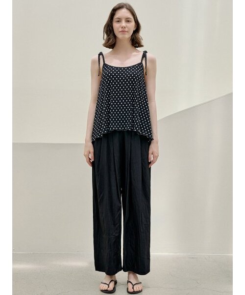 AVANT-G(アバン)の「Summer Wide Banding Pants - BLACK(その他パンツ・レディース・その他・FREE)」の3枚目の写真