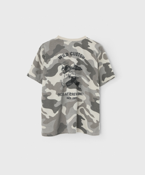 BIRTHDAYSUIT(バースデースーツ)の「BIG CAT T-SHIRT (CAMO GRAY)(Tシャツ/カットソー・メンズ・その他・SMALL/MEDIUM)」の2枚目の写真