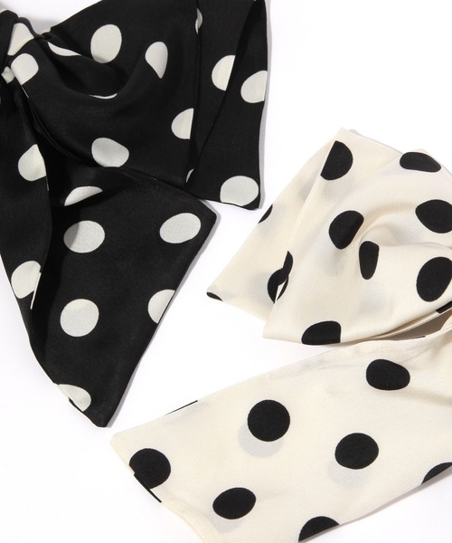 LOWRYS FARM(ローリーズファーム)の「ドットリボンフウバンス 634201(バレッタ/ヘアクリップ・レディース・ホワイト/ブラック・FREE)」の10枚目の写真