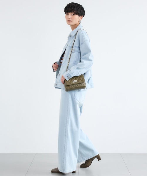 BARNYARDSTORM(バンヤードストーム)の「BARNYARDSTORM / NEWカットワイドデニム / ハンドウォッシャブル【WEB限定サイズL】(デニムパンツ・レディース・ベージュ/インディゴブルー/ブルー系1・S/M/L)」の16枚目の写真