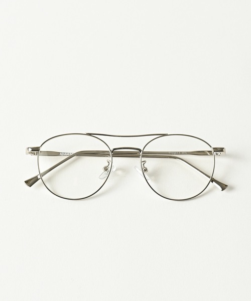 ADAM PATEK（アダムパテック）の「【ADAMPATEK/アダムパテック】two bridge metal sunglasses/ツーブリッジメタルサングラス（メガネ・メンズ・シルバー/ゴールド/シルバー系その他/ゴールド系その他・FREE）」の3枚目の写真