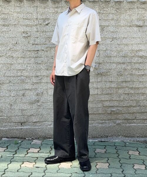 FABREGAT（ファブレガ）の「アクラック ワンタックチノパンツ（ダークブラウン）（その他パンツ・メンズ・その他・1/2/3）」の2枚目の写真