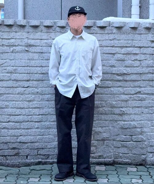 FABREGAT（ファブレガ）の「アクラック ワンタックチノパンツ（ダークブラウン）（その他パンツ・メンズ・その他・1/2/3）」の4枚目の写真