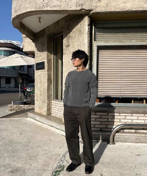 FABREGAT（ファブレガ）の「アクラック ワンタックチノパンツ（ダークブラウン）（その他パンツ・メンズ・その他・1/2/3）」の6枚目の写真