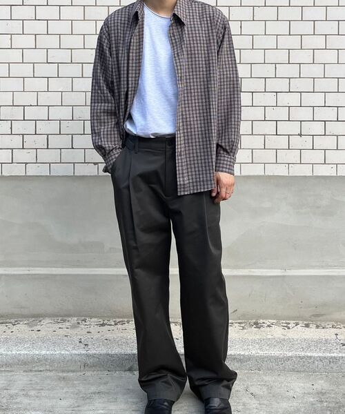 FABREGAT（ファブレガ）の「アクラック ワンタックチノパンツ（ダークブラウン）（その他パンツ・メンズ・その他・1/2/3）」の13枚目の写真