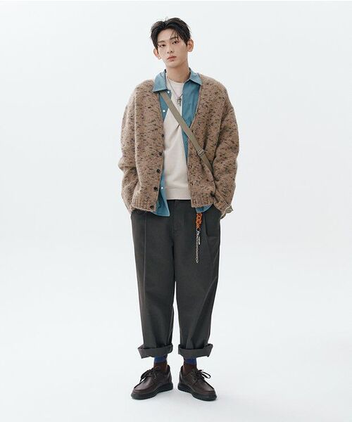 FABREGAT（ファブレガ）の「アクラック ワンタックチノパンツ（ダークブラウン）（その他パンツ・メンズ・その他・1/2/3）」の15枚目の写真