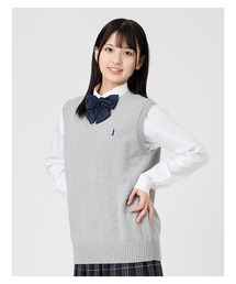 EASTBOY（イーストボーイ）の「ベスト 綿 7G ニット 通学 女子 制服 学生服 中学生 高校生 スクール（ベスト）」
