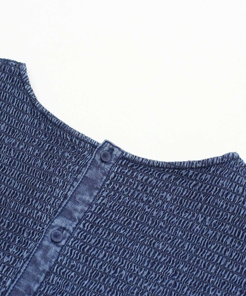 RNA-N(アールエヌエーエヌ)の「D1687 4.5ozデニムシャーリングワンピース(ワンピース・レディース・ライトインディゴブルー/ワンウォッシュ・MEDIUM/SMALL)」の18枚目の写真