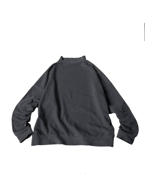 antiqua(アンティカ)の「ピグメント加工 スウェット(スウェット・レディース・ブラック/グレイッシュベージュ/スミクロ・P/R)」の19枚目の写真