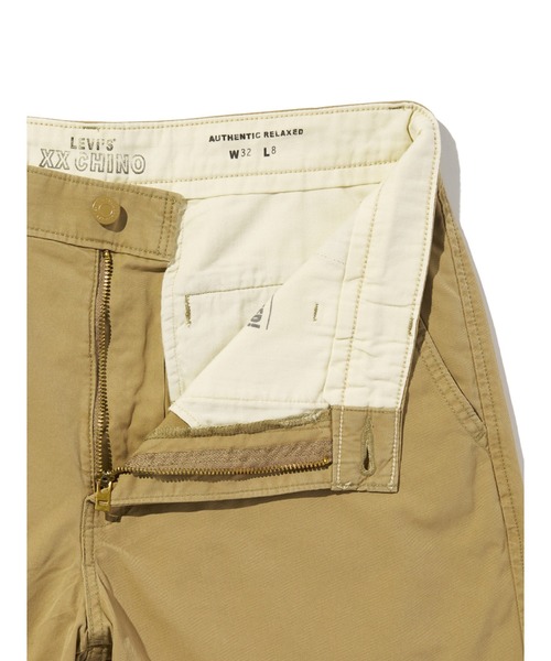 Levi's（リーバイス）の「Levi's/リーバイス XX オーセンティック ショートパンツ ベージュ（チノパンツ・メンズ・ベージュ・36inch/34inch/32inch/30inch/28inch）」の9枚目の写真
