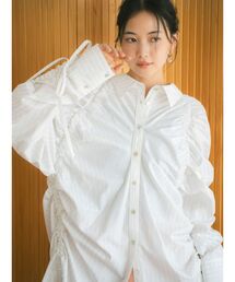 Ungrid | ギャザーデザインルーズシャツ(シャツ/ブラウス)