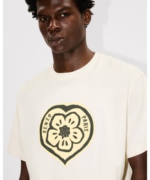 セール】'Boke Flower' エンブロイド オーバーサイズ コットン フ