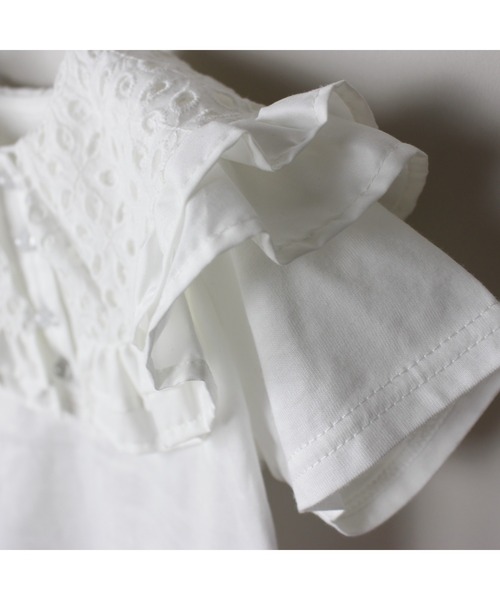 maarook（マルーク）の「天竺レース衿Tシャツ（Tシャツ/カットソー・キッズ・ホワイト/ブルー・140cm/150cm/160cm）」の20枚目の写真