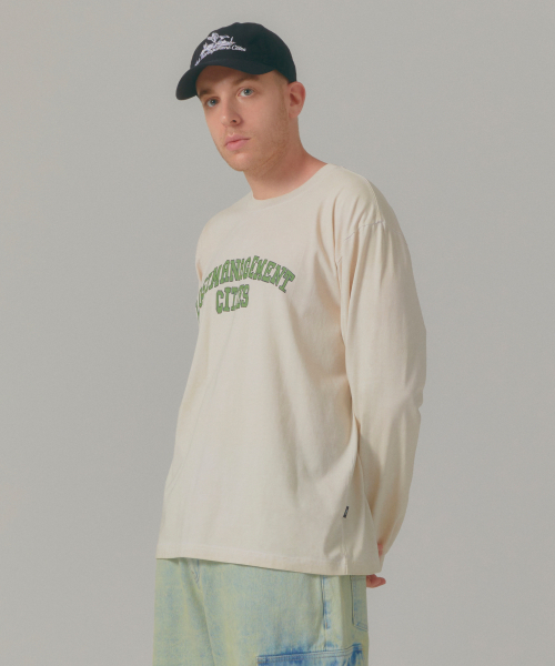 LMCの「DYED ARCH FN DOODLE LONG SLV TEE sand(Tシャツ/カットソー・レディース・その他・S/M/L/XL)」の1枚目の写真