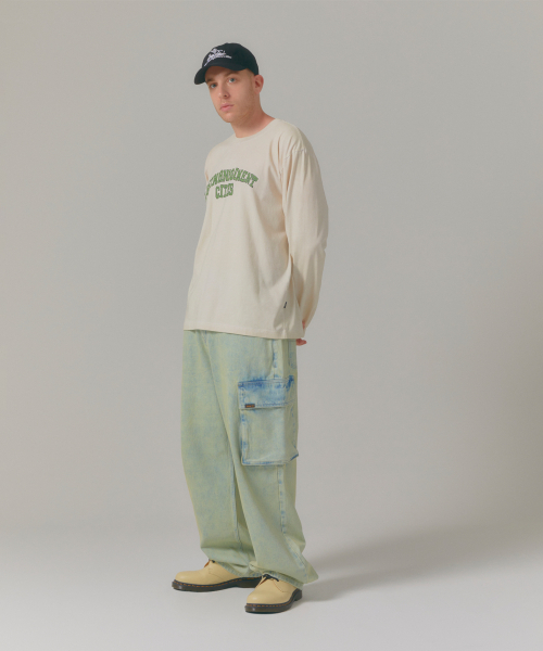 LMCの「DYED ARCH FN DOODLE LONG SLV TEE sand(Tシャツ/カットソー・レディース・その他・S/M/L/XL)」の2枚目の写真