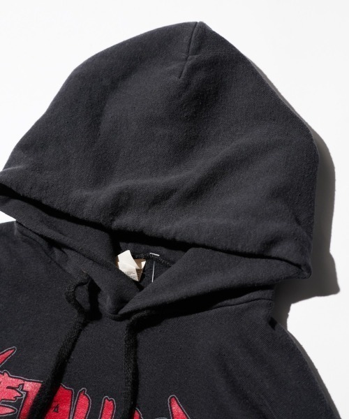 METALLICA(メタリカ)の「THRIFTY LOOK スリフティルック / THRIFTY"METALLICA"HOODIE メタリカ(パーカー・メンズ・ブラック・LARGE/X-LARGE)」の3枚目の写真