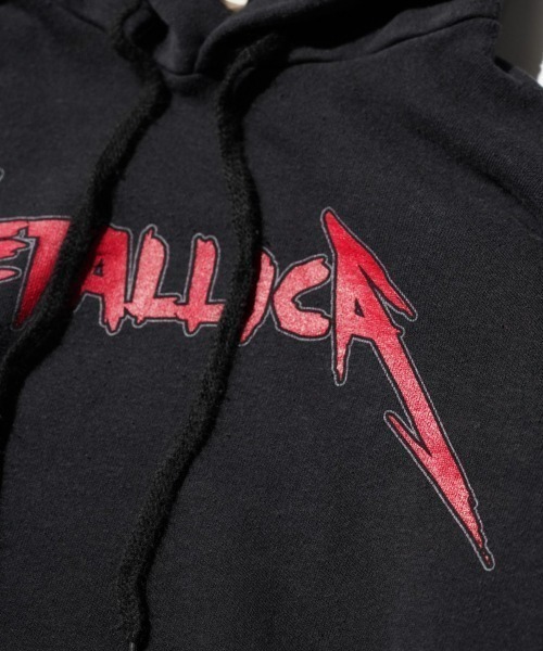 METALLICA(メタリカ)の「THRIFTY LOOK スリフティルック / THRIFTY"METALLICA"HOODIE メタリカ(パーカー・メンズ・ブラック・LARGE/X-LARGE)」の6枚目の写真