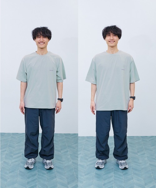 devirock(デビロック)の「【イージーウォッシュ】乾燥機OK 防汚 大人 刺繍デザイン 半袖Tシャツ(Tシャツ/カットソー・レディース・ライトグレー系1/ベージュ系1/ブラック系1/ホワイト系1/サックスブルー系1/ブルー系1/ネイビー系1/ブラウン系1/ホワイト系2/ブルー系2・S/M/L/LL)」の21枚目の写真