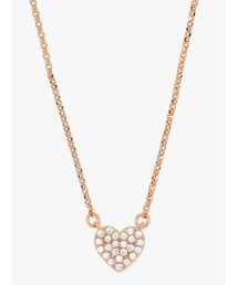kate spade new york（ケイトスペード ニューヨーク）の「ユアーズ トゥルーリー パヴェ ハート ミニ ペンダント（ネックレス）」