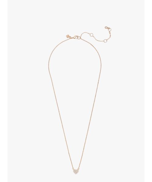 kate spade new york（ケイトスペード ニューヨーク）の「ユアーズ トゥルーリー パヴェ ハート ミニ ペンダント（ネックレス・レディース・その他・ONESIZE）」の2枚目の写真