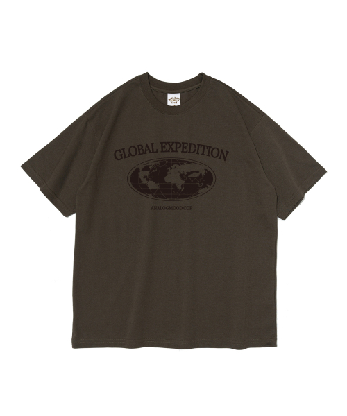 ANALOG MOOD(アナログムード)の「グローバルムード 半袖Tシャツ (カーキ)(Tシャツ/カットソー・レディース・その他・S/M/L/2XL/XL)」の1枚目の写真