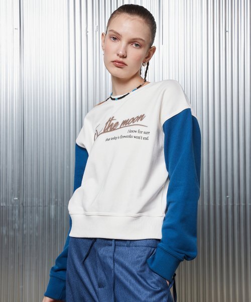 LARTIGENT(ラーティゼン)の「L2 THE MOON SWEATSHIRT(BLUE)(スウェット・レディース・その他・FREE)」の2枚目の写真
