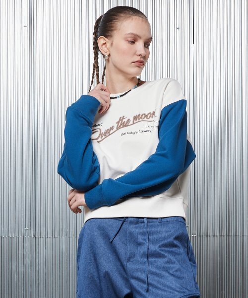 LARTIGENT(ラーティゼン)の「L2 THE MOON SWEATSHIRT(BLUE)(スウェット・レディース・その他・FREE)」の3枚目の写真