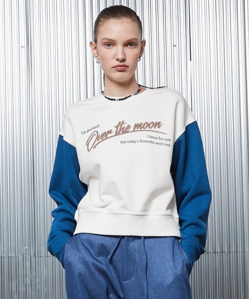 LARTIGENT(ラーティゼン)の「L2 THE MOON SWEATSHIRT(BLUE)(スウェット・レディース・その他・FREE)」の4枚目の写真