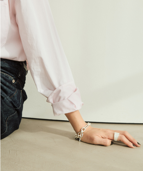 VERMEIL par iena（ヴェルメイユパーイエナ）の「ADRAR アドラル LONG&SHORTチェーンブレスレット（ブレスレット・レディース・シルバー・FREE）」の2枚目の写真