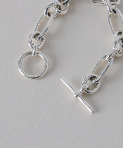 VERMEIL par iena（ヴェルメイユパーイエナ）の「ADRAR アドラル LONG&SHORTチェーンブレスレット（ブレスレット・レディース・シルバー・FREE）」の6枚目の写真