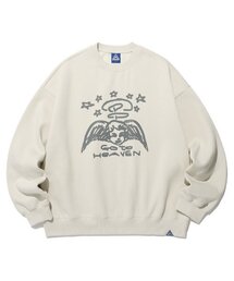 ISTKUNST | HEAVEN ANGEL SWEATSHIRTS_LIGHT BEIGE(IK2DFMM452A)(スウェット)
