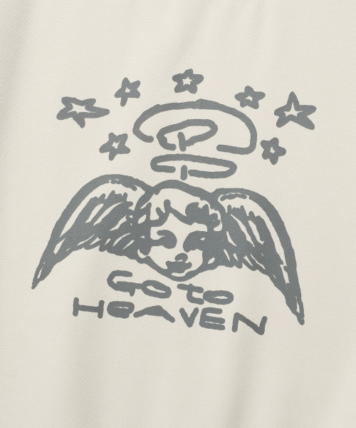 ISTKUNST（イストクンスト）の「HEAVEN ANGEL SWEATSHIRTS_LIGHT BEIGE(IK2DFMM452A)（スウェット・レディース・その他・M/S/L）」の4枚目の写真