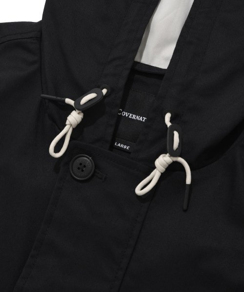 COVERNAT(カバーナット)の「フードパーカーコートジャケットブラック(ミリタリージャケット・レディース・その他・S/M/L/XL)」の5枚目の写真