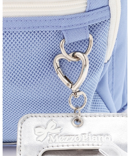 撥水】レースアップリボンカードホルダーつきリュック（バックパック