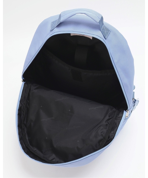 撥水】レースアップリボンカードホルダーつきリュック（バックパック