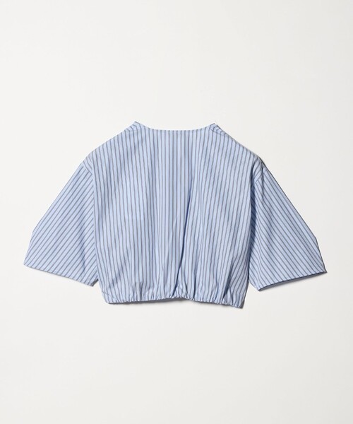 ASTRAET（アストラット）の「＜ASTRAET＞ストライプ 2ポケット クロップド ノーカラーブラウス（シャツ/ブラウス・レディース・ライラック/ライトピンク・FREE）」の13枚目の写真