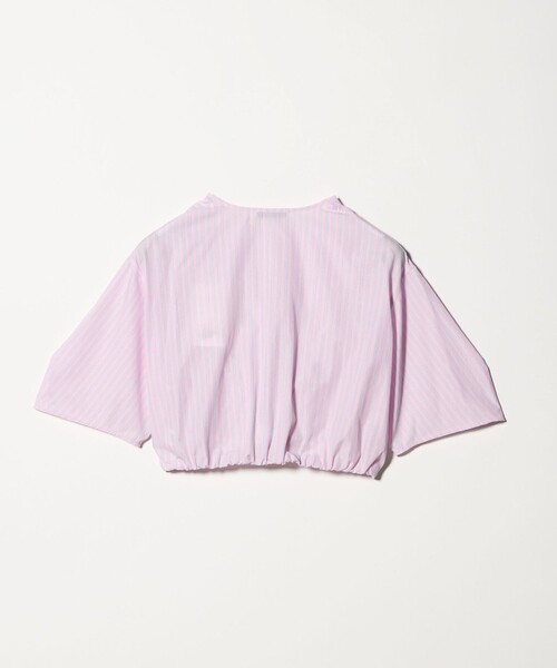 ASTRAET（アストラット）の「＜ASTRAET＞ストライプ 2ポケット クロップド ノーカラーブラウス（シャツ/ブラウス・レディース・ライラック/ライトピンク・FREE）」の19枚目の写真