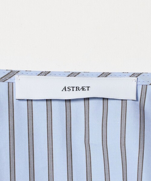 ASTRAET（アストラット）の「＜ASTRAET＞ストライプ 2ポケット クロップド ノーカラーブラウス（シャツ/ブラウス・レディース・ライラック/ライトピンク・FREE）」の22枚目の写真