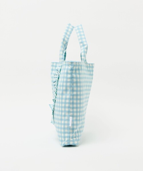 green label relaxing(グリーンレーベルリラクシング)の「レッスントート(ギンガム) / キッズ(トートバッグ・キッズ・ライトブルー/ライラック・FREE)」の4枚目の写真