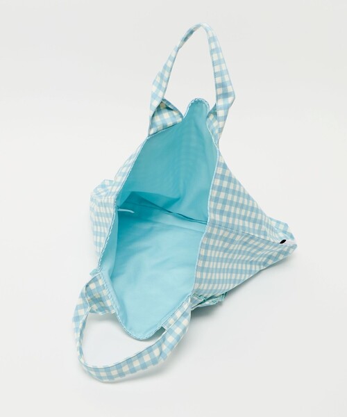 green label relaxing(グリーンレーベルリラクシング)の「レッスントート(ギンガム) / キッズ(トートバッグ・キッズ・ライトブルー/ライラック・FREE)」の9枚目の写真