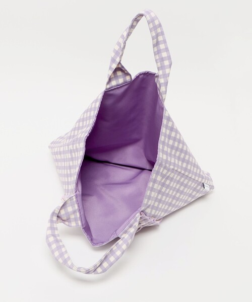 green label relaxing(グリーンレーベルリラクシング)の「レッスントート(ギンガム) / キッズ(トートバッグ・キッズ・ライトブルー/ライラック・FREE)」の15枚目の写真