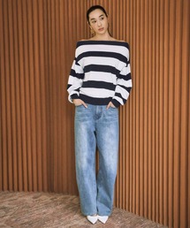 ボーダー オフショルダー」に該当するトップスファッション通販 - ZOZOTOWN