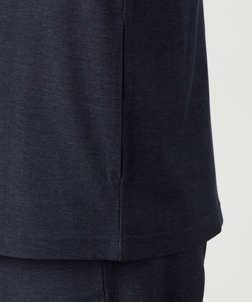 COMME CA ISM（コムサイズム）の「【セットアップ対応】デニムライクストレッチ ノーカラージャケット（スーツジャケット・メンズ・ネイビー/ブラック・LARGE/MEDIUM/SMALL）」の17枚目の写真