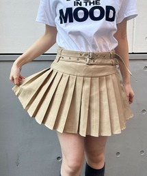 Narcissus | ベルトプリーツミニスカート/インナーパンツ付き(スカート)
