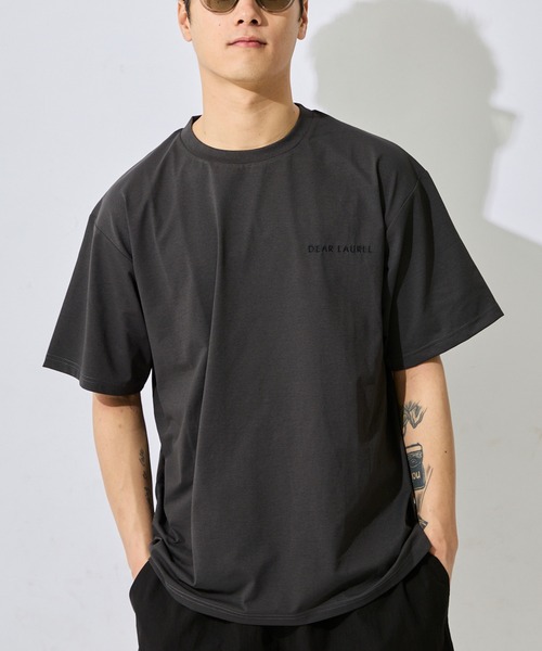 ムラサキスポーツ(ムラサキスポーツ)の「【ムラサキスポーツ限定】DEAR LAUREL/ディアローレル 半袖 Tシャツ ロゴ グラフィック バックプリント 軽量 速乾 水陸両用 DL26S-2108(Tシャツ/カットソー・メンズ・ホワイト/ブラック/チャコール・L/XL/M)」の18枚目の写真