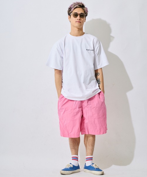 ムラサキスポーツ(ムラサキスポーツ)の「【ムラサキスポーツ限定】DEAR LAUREL/ディアローレル 半袖 Tシャツ ロゴ グラフィック バックプリント 軽量 速乾 水陸両用 DL26S-2108(Tシャツ/カットソー・メンズ・ホワイト/ブラック/チャコール・L/XL/M)」の5枚目の写真