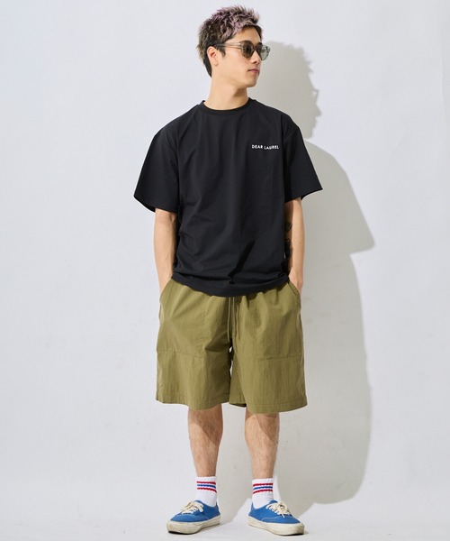 ムラサキスポーツ(ムラサキスポーツ)の「【ムラサキスポーツ限定】DEAR LAUREL/ディアローレル 半袖 Tシャツ ロゴ グラフィック バックプリント 軽量 速乾 水陸両用 DL26S-2108(Tシャツ/カットソー・メンズ・ホワイト/ブラック/チャコール・L/XL/M)」の14枚目の写真