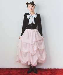 REDYAZEL | タックバルーンボリュームシフォンロングスカート(スカート)