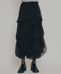 REDYAZEL | タックバルーンボリュームシフォンロングスカート(スカート)