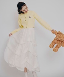 REDYAZEL（レディアゼル）の「タックバルーンボリュームシフォンロングスカート（スカート）」